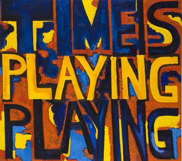 Iris Kensmil, Time, 2001/2, oil on canvas, 150 x 150 cm 