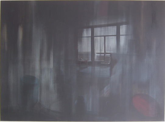 z.t., 2008, diverse materialen op linnen, 190 x 260 cm