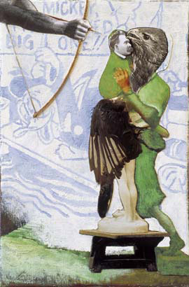 Beno�t Hermans, Amor Vati, 2004, diverse materialen, 60 x 40 cm