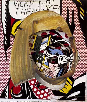 Beno�t Hermans, Franz Liszt, 2004, diverse materialen, 91 x 105 cm