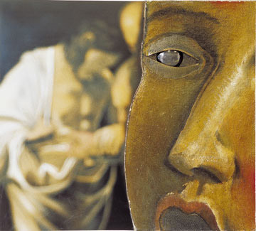 Beno�t Hermans, De ongelovige Thomas, 2004, 90 x 100 cm