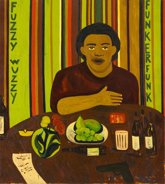 Iris Kensmil, Funky Funky, 2003, 200 x 180 cm, oil on canvas